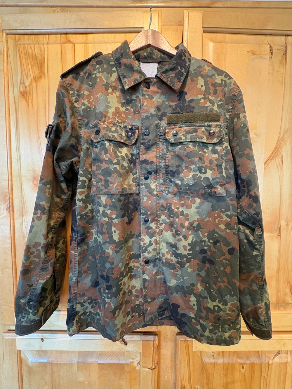 Vintage German Bundeswher Flecktarn Field shirt